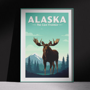 Poster Vintage Alaska