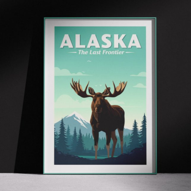 Poster Vintage Alaska (Criador carregado)