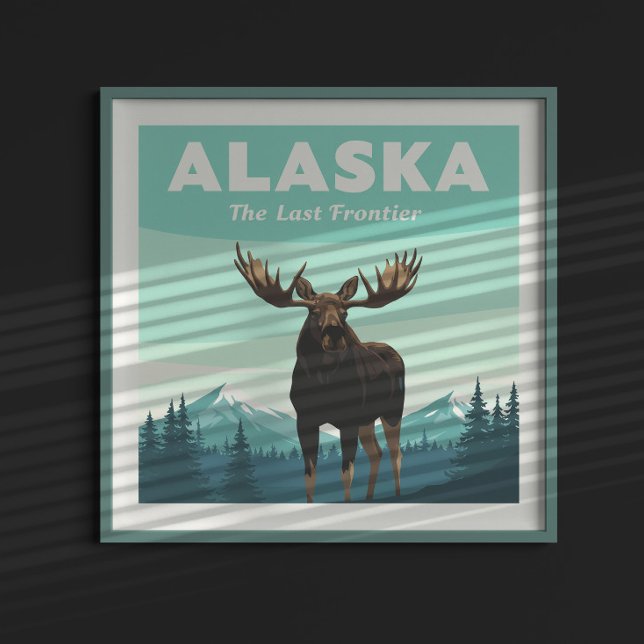 Poster Vintage Alaska (Criador carregado)