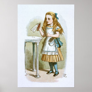 Poster Vintage Alice no País das Maravilhas