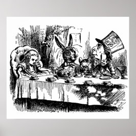 Poster Vintage - Alice no País das Maravilhas