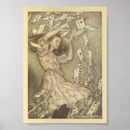 Poster Vintage Alice no País das Maravilhas