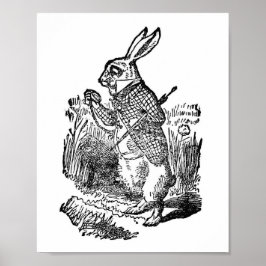 Poster Vintage Alice no País das Maravilhas