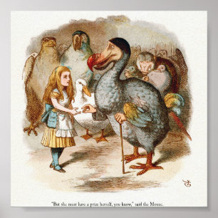 Poster Vintage Alice no País das Maravilhas