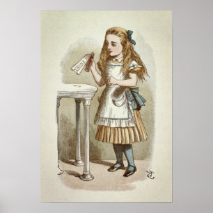 Poster Vintage Alice no País das Maravilhas