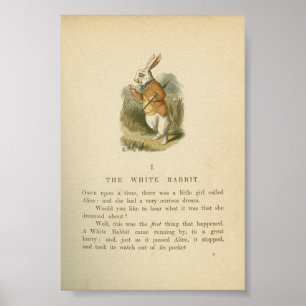Poster Vintage Alice no País das Maravilhas