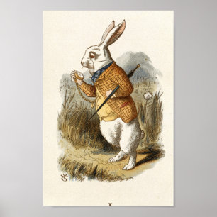 Poster Vintage Alice no País das Maravilhas