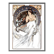 Poster vintage Alphonse Mucha Ad