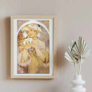 Poster vintage Alphonse Mucha Art Nouveau
