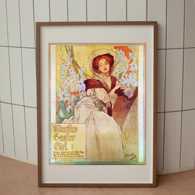 Poster vintage Alphonse Mucha Art Nouveau (Criador carregado)