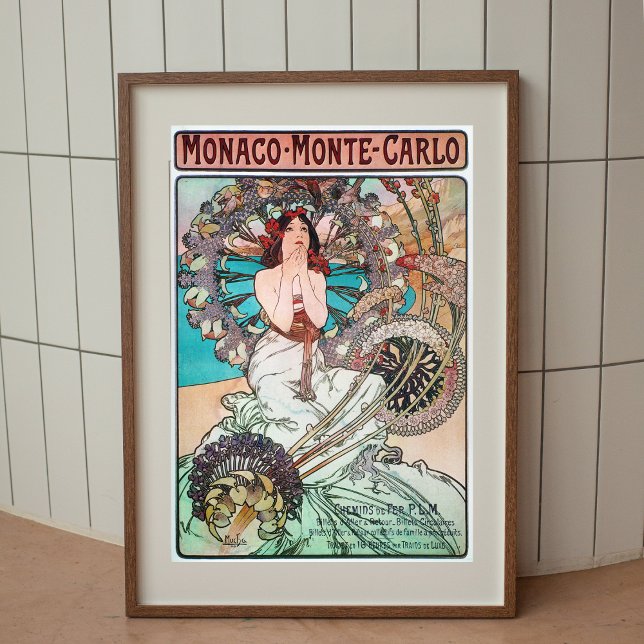Poster vintage Alphonse Mucha Art Nouveau (Criador carregado)
