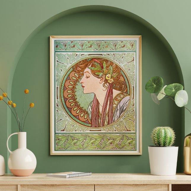 Poster vintage Alphonse Mucha Art Nouveau (Criador carregado)