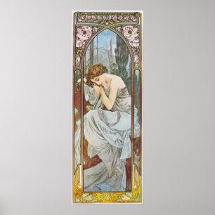 Poster vintage Alphonse Mucha Art Nouveau