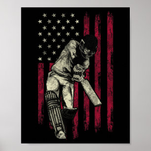 Poster Vintage American Flag 4 De Julho Tee Gift