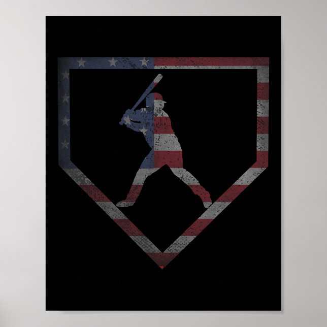 Poster Vintage American Flag Sell Usa (Frente)