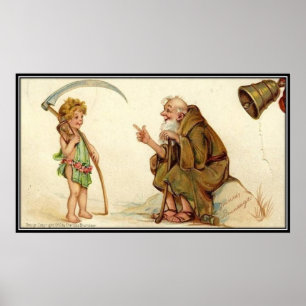 Poster Vintage : Ano Novo -