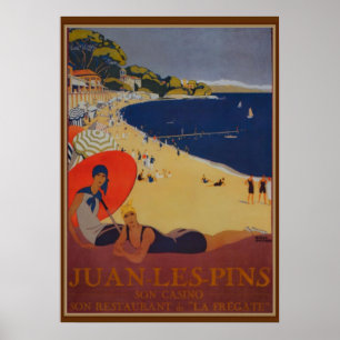 Poster Vintage Anúncio de Viagem francês