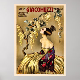 Poster Vintage — Anúncio em Vermute de Vinho Italiano