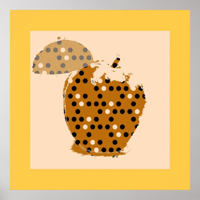 Poster Vintage Apple Fine Art (Frente)