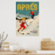 Poster Vintage Apres Ski Pinup Art (Kitchen)