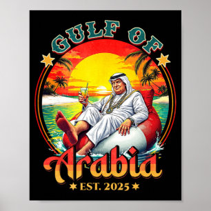 Poster Vintage Arabian Golfo Pérsico De 2025 Retro Golfo
