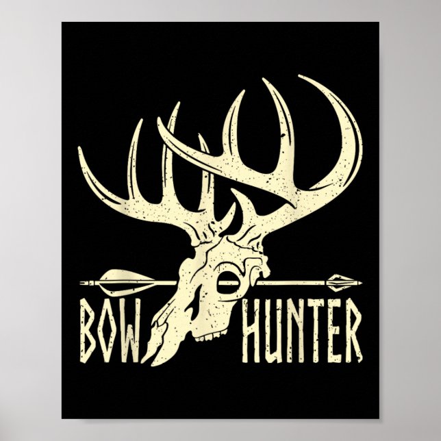 Poster Vintage Arco Hunter American Deer Hunting Archery (Frente)