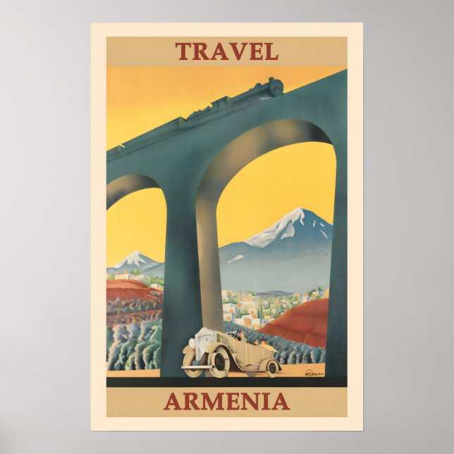 Poster vintage Armênia (Frente)