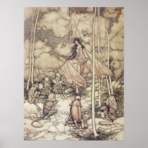 Póster Vintage Art de Arthur Rackham