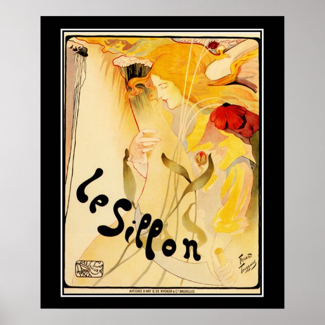 Poster vintage Art Deco (Frente)