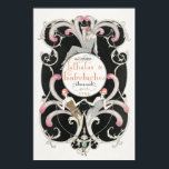 Poster Vintage Art Deco - Ilustração do 1920 George Barbi<br><div class="desc">Art Nouveau Impressão Drawing Falbalas et Fanfreluches [Ruffles & Frills] (1923) Exemplo de moda de George Barbier</div>