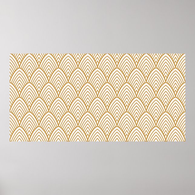 Poster Vintage art deco perfeitamente (Frente)