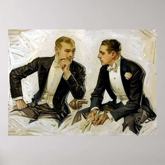 Poster Vintage Art Deco The Donchester (Frente)