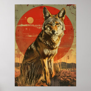 Poster Vintage Art do Coyote