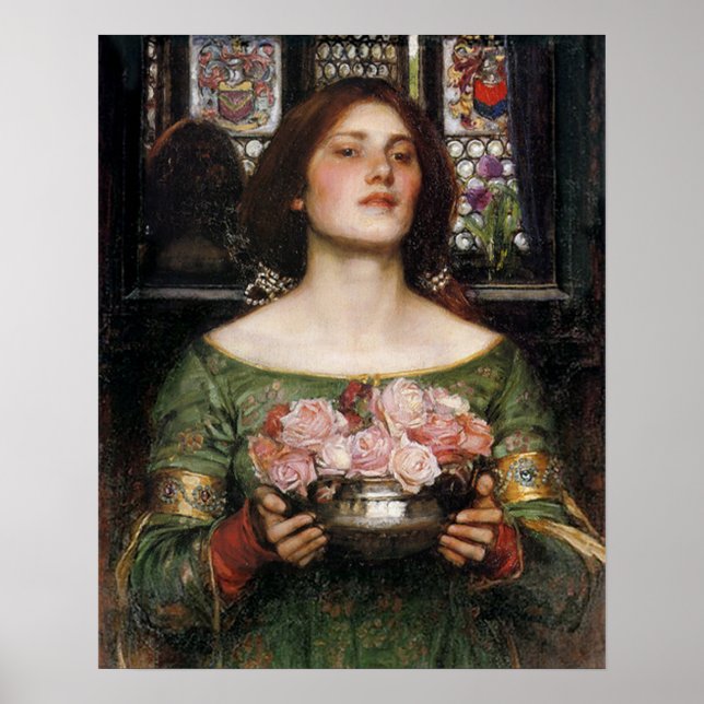 Poster Vintage Art John William Waterhouse (Frente)