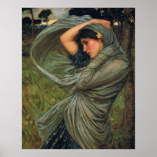 Poster Vintage Art John William Waterhouse (Frente)