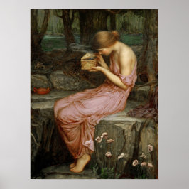 Poster Vintage Art John William Waterhouse Psyche