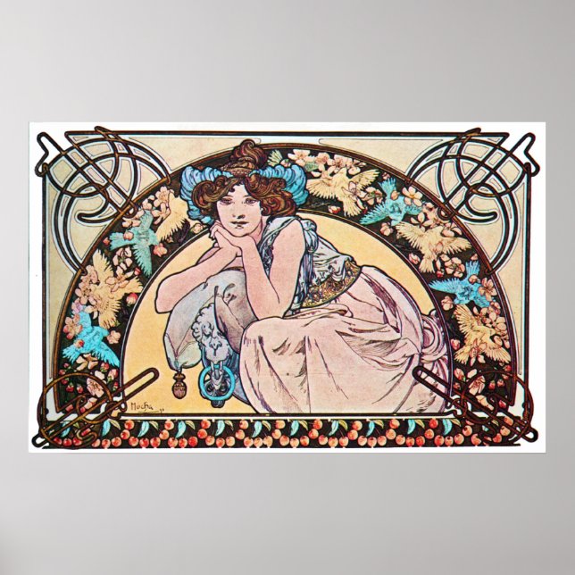 Poster Vintage Art Nouveau (Frente)