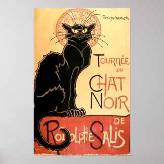Poster Vintage Art Nouveau Cat por Théophile Steinlen