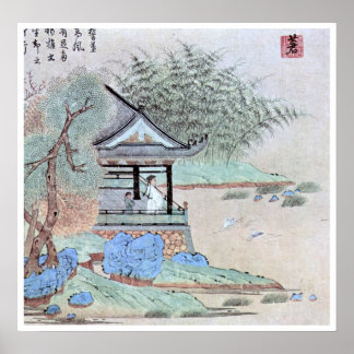 Póster Vintage Arte Chinesa Antiga