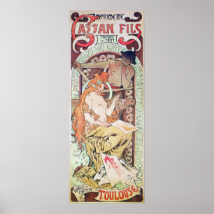 Póster Vintage Arte Francesa