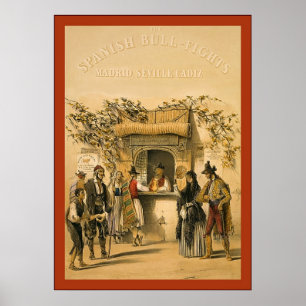 Poster Vintage - As Luta-Touro Espanholas