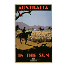 Vintage Austrália no Sol