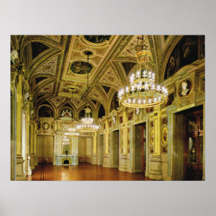 Poster Vintage Austria, Viena, Ópera