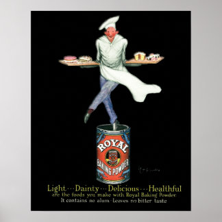 Póster Vintage Baker Advertising Art