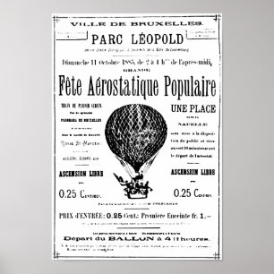 Poster Vintage Balloons