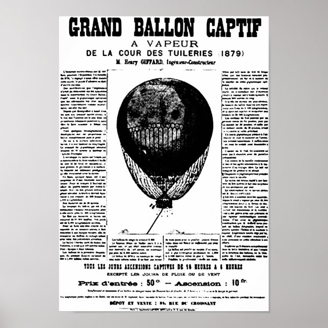 Póster Vintage Balloons (Frente)