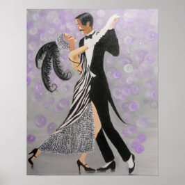 PÓSTER VINTAGE BALLROOM DANCERES