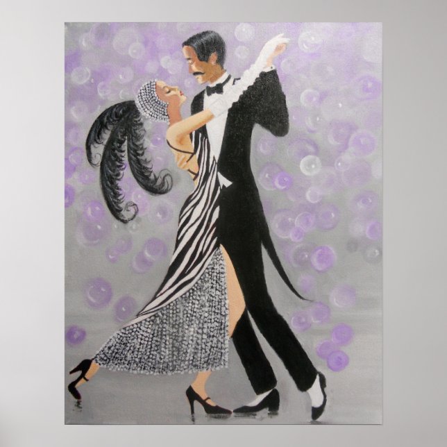 PÓSTER VINTAGE BALLROOM DANCERES (Frente)