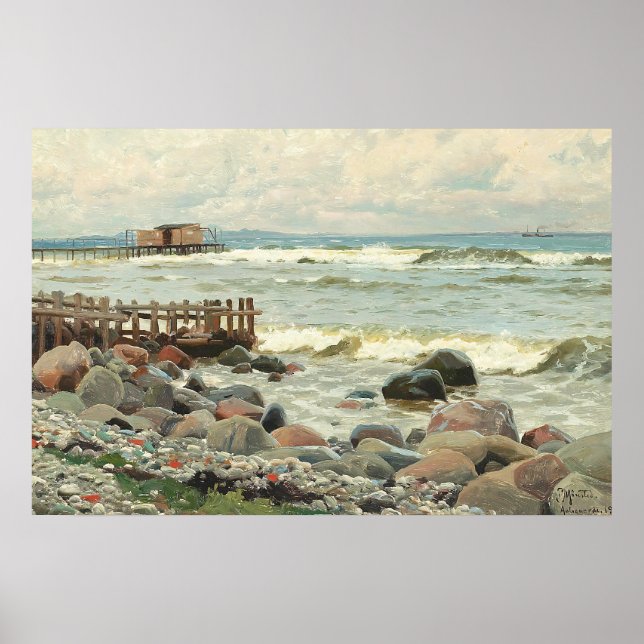 Poster Vintage Beach | Vintage Seascape (Frente)