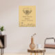 Poster Vintage Bee Wildflower Chá Welcome (Living Room 3)